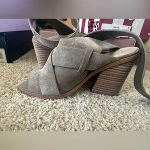 Marc Fisher suede heeled sandals